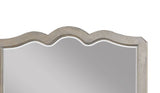Scallop Shaped Mirror - White Poplar