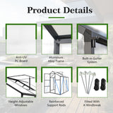Gain Height Windproof house With Raised Base