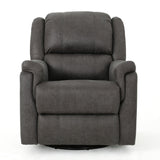 Contemporary Glider Recliner With Swivel Function