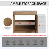 Freestanding Bathroom Vanity With Sink And Storage Cabinets, Soft Closing Doors