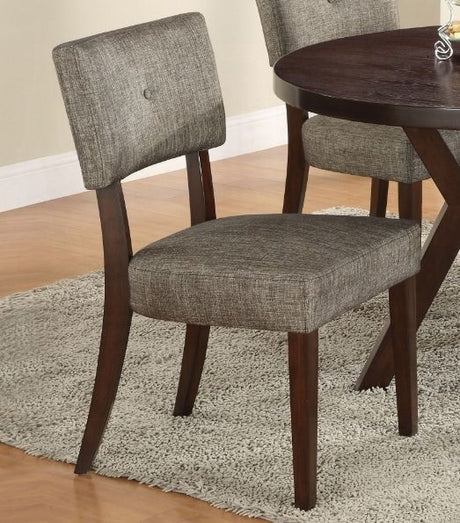Drake - Side Chair (Set of 2) - Gray - Chair Sets - Alpine Outlets