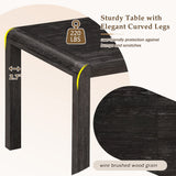 Extendable Dining Table Set With 4 Upholstered Chairs And 1 Bench