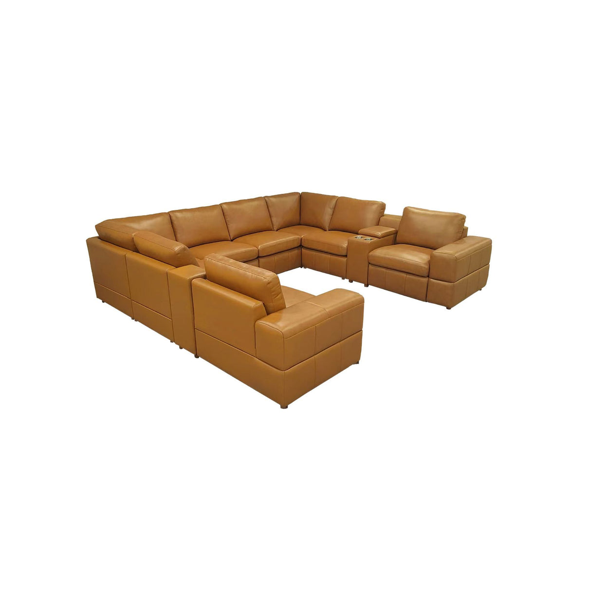 Modular Sectional With Large Square Arms