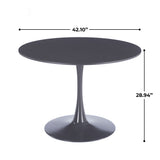 Round Tulip Table, Pedestal Design