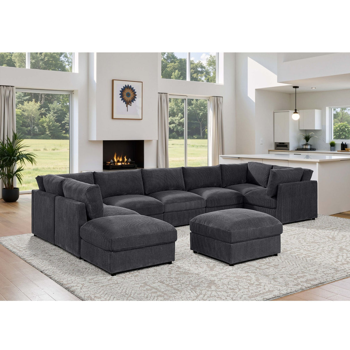 Modular Sectional With Custom Configuration