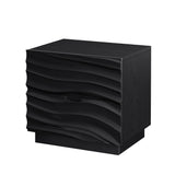 Nightstand With 2 Drawers, No Handles