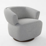 Swivel Barrel Accent Oversized Club Chair
