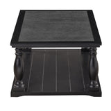 Farmhouse Rectangular Coffee Table With 2 Tiers
