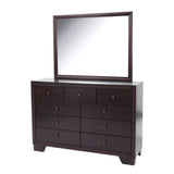 1 Piece Dresser With 9 Drawers - Brown