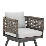 Alegria - Outdoor Patio Swivel Counter Stool Set