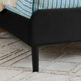 Upholstered Platform Bed Frame With 2 Storage Drawers And Adjustable Sofa Bed