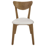 Mid-Century Modern Upholstered Dining Chair (Set of 2)