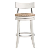Stool With Natural Seagrass Seat