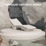 S - Shaped Pool Lounger, Ergonomic Design