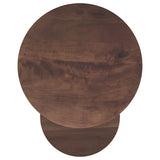Lionett - 2 Piece Round Nesting Table Set And Round Design - Dark Brown