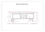 Hunter - Handcrafted TV Media Stand