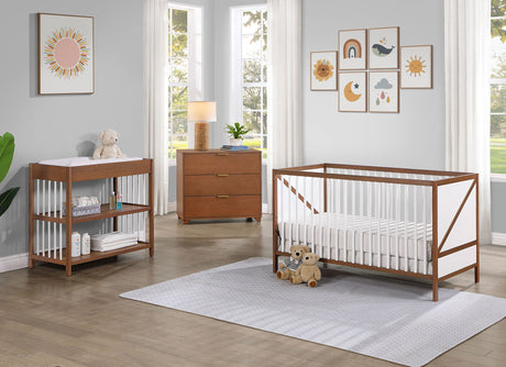 Pixie Zen - 3-in-1 Crib - Walnut - Cribs - Alpine Outlets