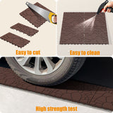 Stone Texture Patio Deck Tiles, 44 Pieces