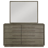 Prescott - 8 Drawer Dresser With Mirror - Brown