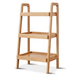 3 Tier Rack, Premium Storage Organizer - Natural - Ladder Bookcases - Alpine Outlets