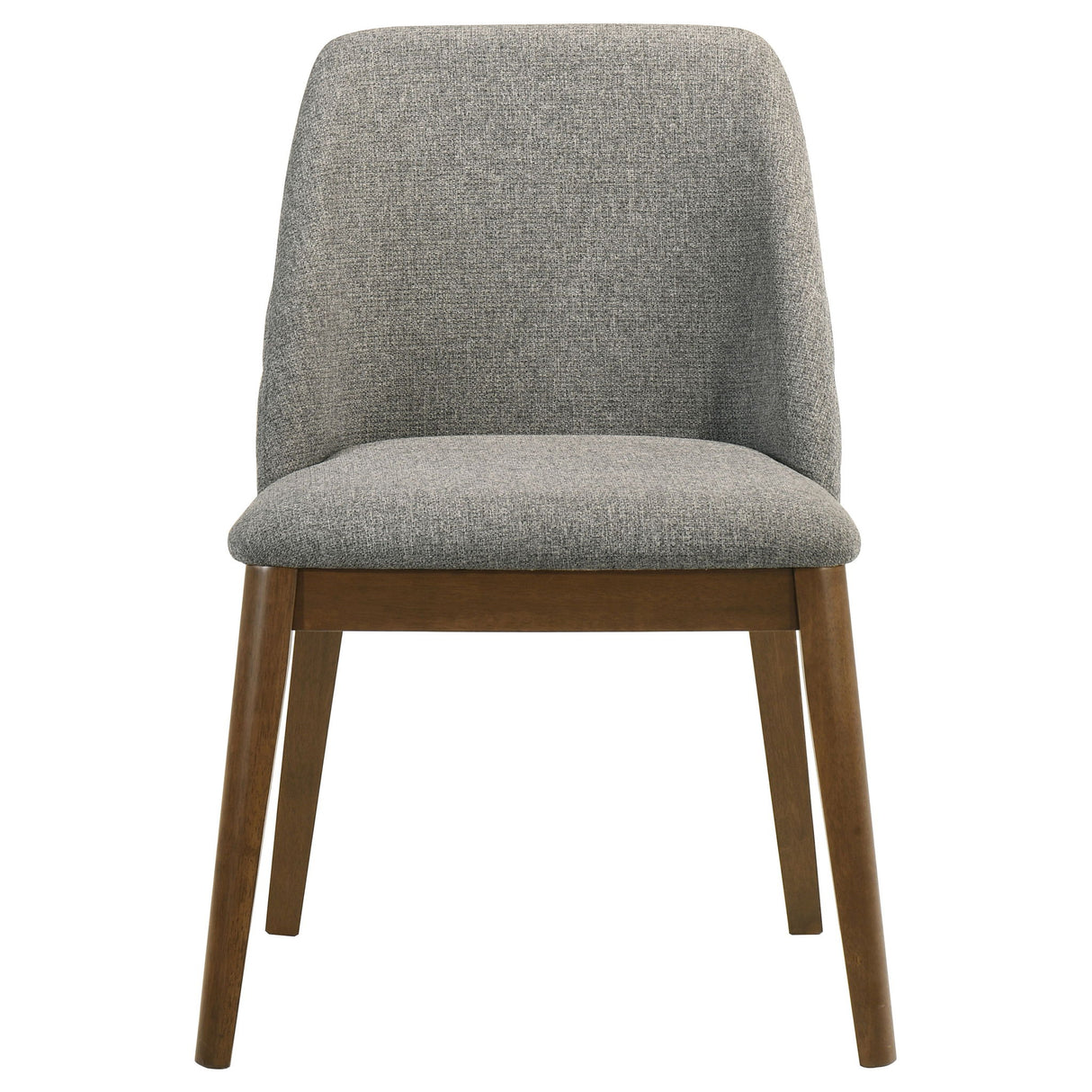 Hutchins - Dining Side Chair (Set of 2) - Gray / Brown