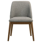Hutchins - Dining Side Chair (Set of 2) - Gray / Brown