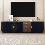 Minimalist TV Stand With 3 Drawers And 1 Shelf