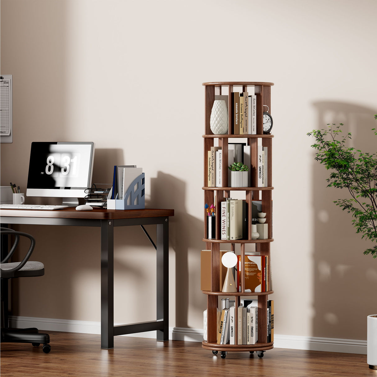 Multi Functional Double Layer Bookshelf