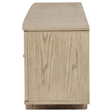 Kimpton - 4 Door Cane TV Stand Media Console - Beige