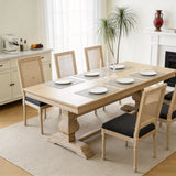 Dining Chairs With Square Back (Set of 2)