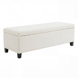 Upholstered Storage Ottoman Bench