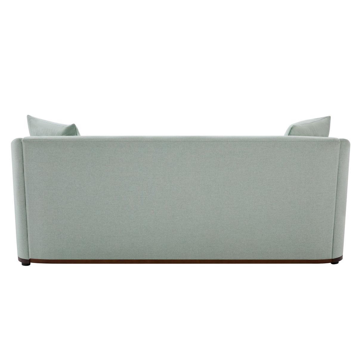3 Seater Sofa With Wrap Around Armrests And Throw Pillows