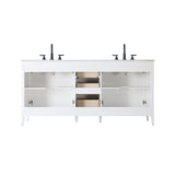 Elegant Lighting Millie Free Standing Vanity Set - White
