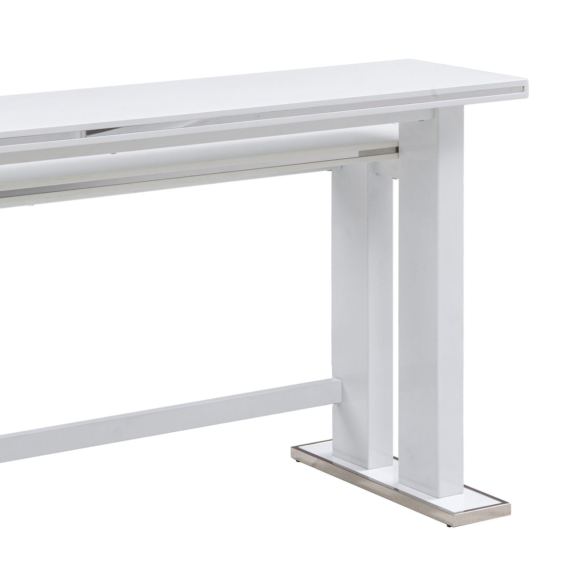 Amanda - 72" Rectangle Wood Console Table - White