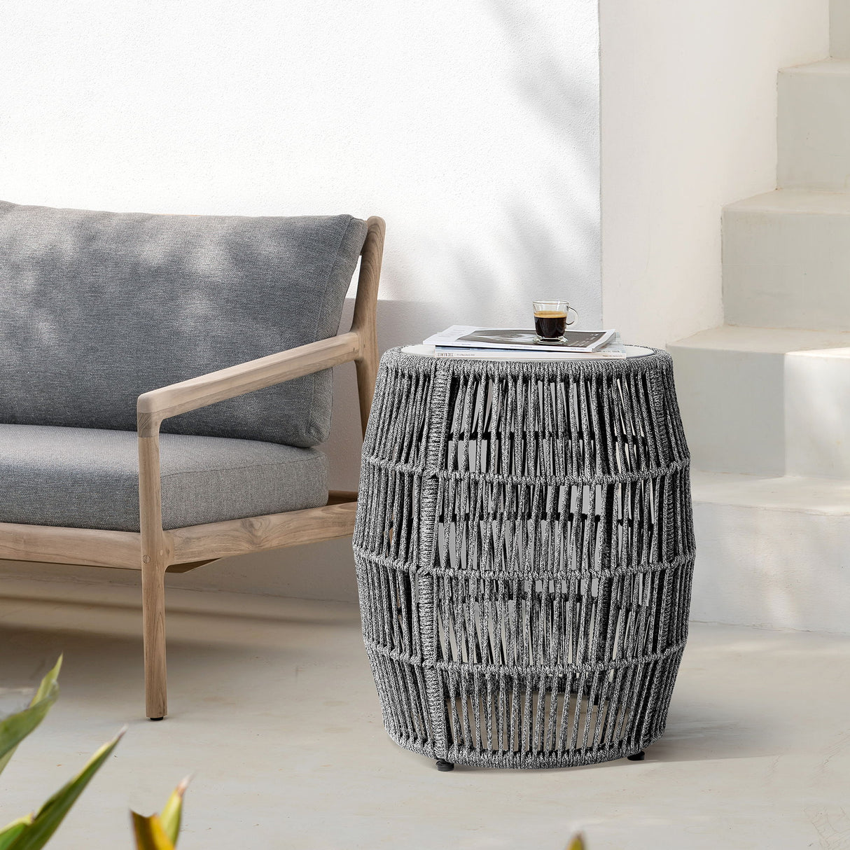 Emory - Indoor Outdoor Garden Stool End Table