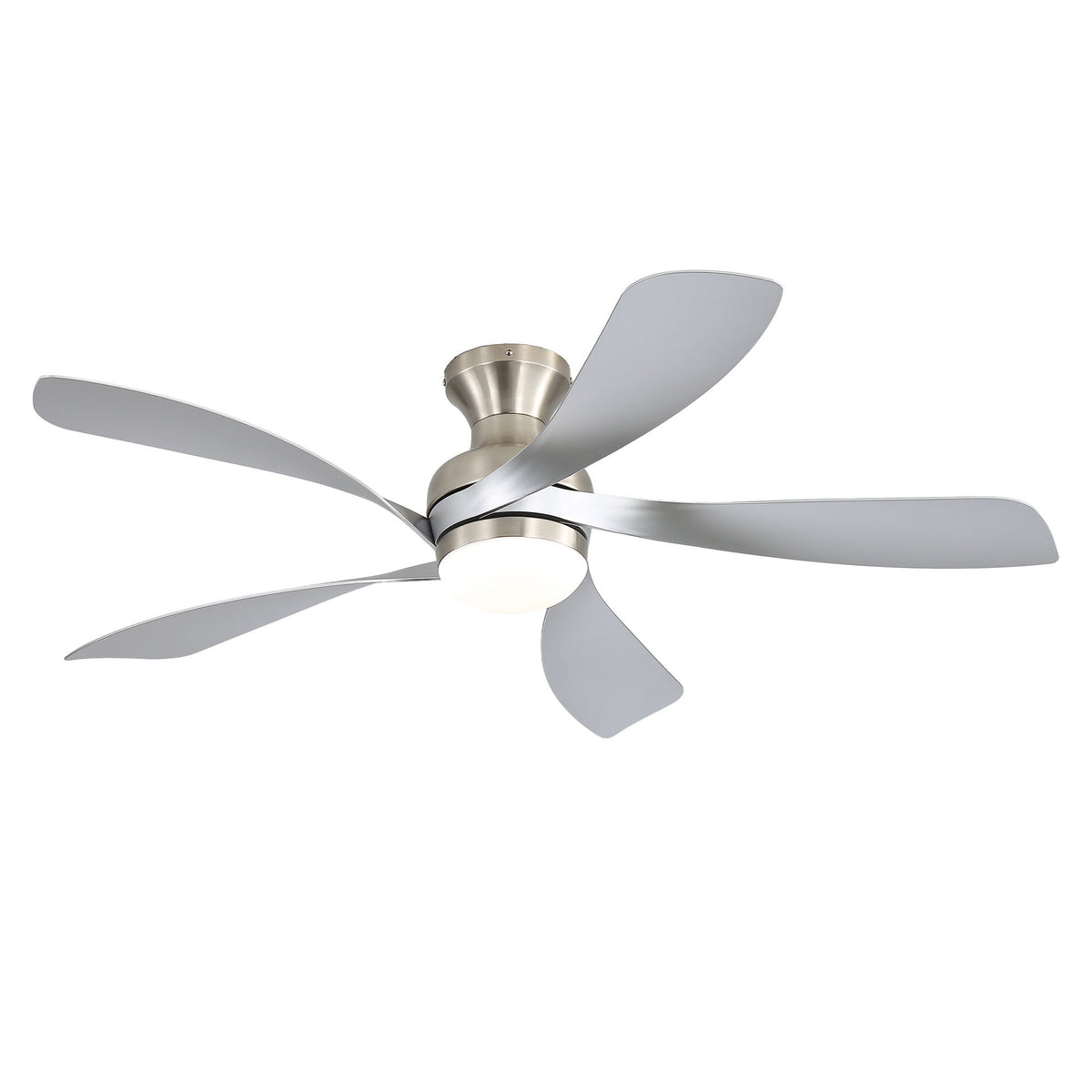 52" Ceiling Fan With 3 Color Dimmable LED Light, DC Reversible Motor, 6 Speed Settings