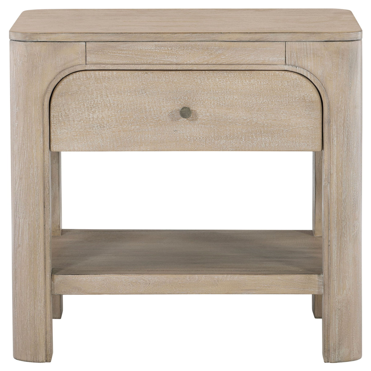 Flores - 1 Drawer Nightstand With Dual USB Ports - Mango Color