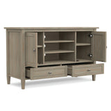 Warm Shaker - TV Media Stand Handcrafted - Light Brown