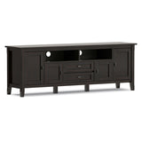 Warm Shaker - TV Media Stand - Hickory Brown