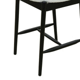Mid Century Modern Counter Stools, Fabric Upholstered Chairs