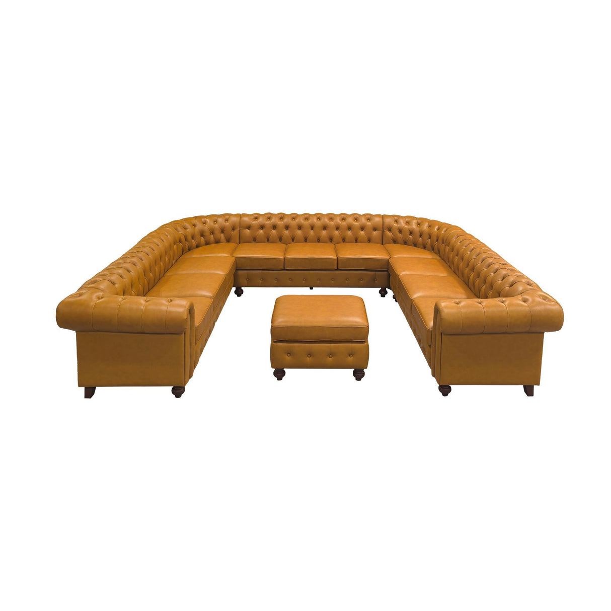 Chesterfield Vintage Style U - Shape Sectional