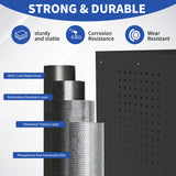 Rolling Tool Cabinet Heavy Duty Garage Storage With Lockable Doors & Drawers