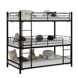Triple Frame Bed With Built In Ladder