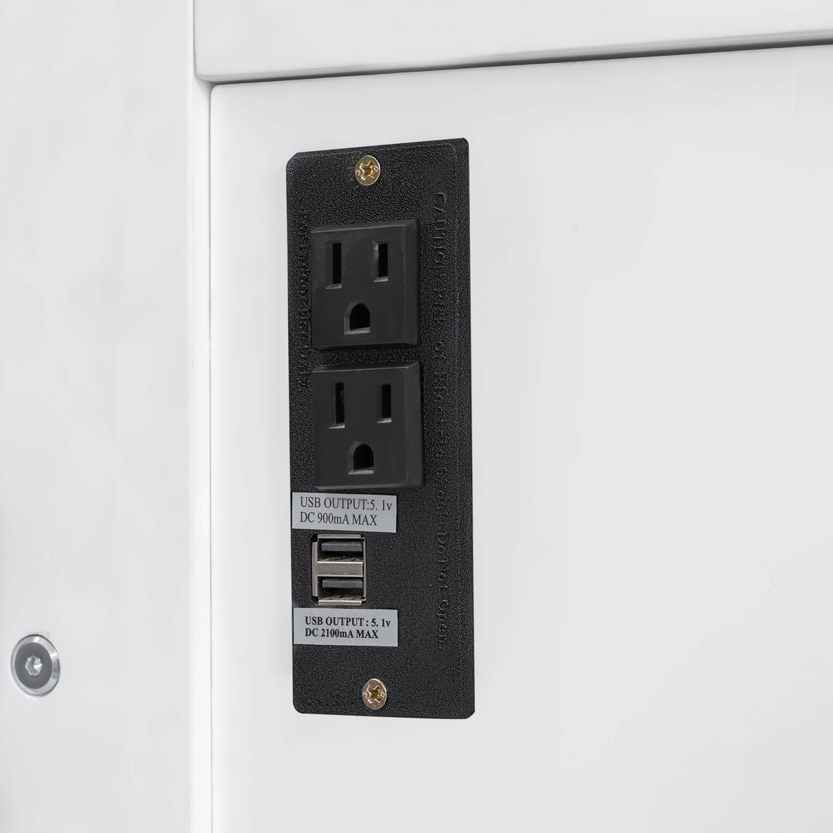 Murphy Bed With Desk, LED Lights And USB Charging Station