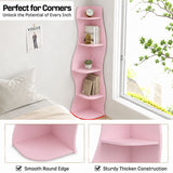 5 Tier S - Shaped Corner Shelf For Living Room