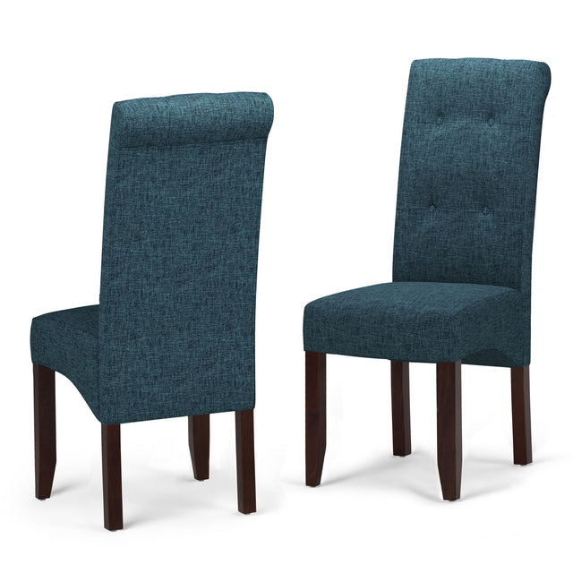 Cosmopolitan - Deluxe Tufted Parson Upholstered Chair (Set of 2) - Chair Sets - Alpine Outlets