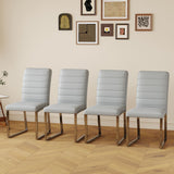 Oversized Dining Chairs (Set of 4) - Light Gray