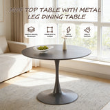 Round Tulip Table, Pedestal Design