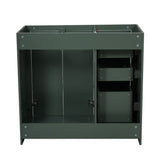 Retro Style Bathroom Vanity, 3 Drawers & Soft Closing Doors