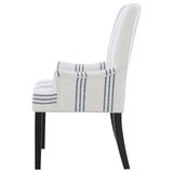 Draper - Upholstered Arm Chair - Beige